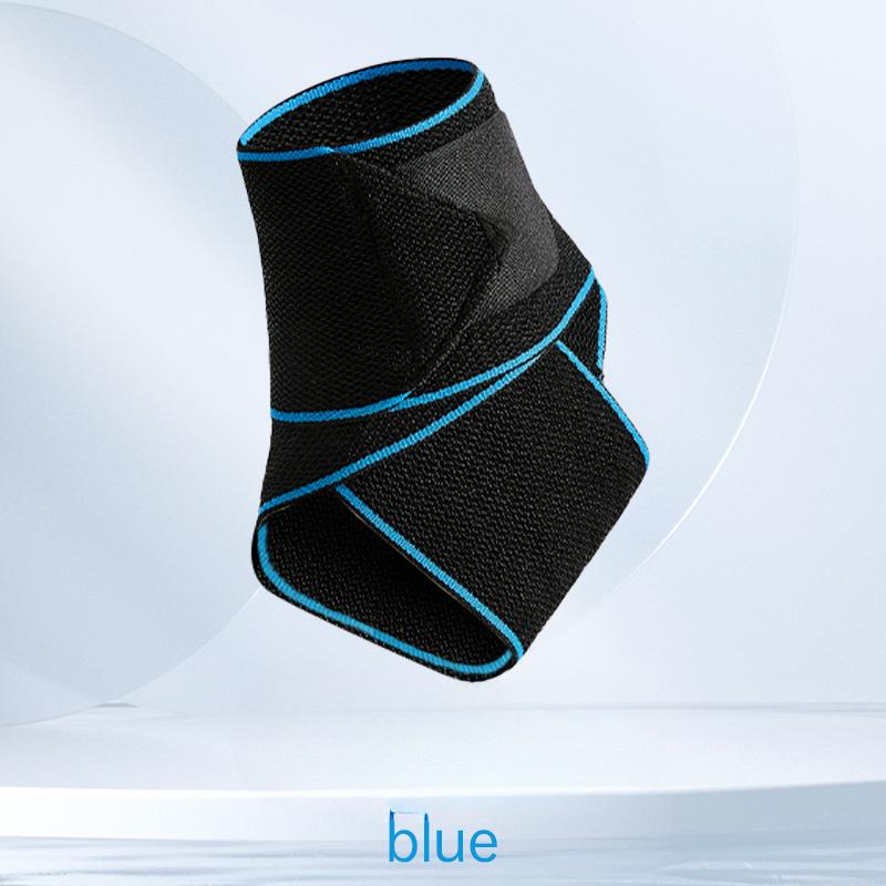 Curea de gleznă unică, anti-alunecare, respirabilă și rezistentă la entorsă, înfășurată în jurul gleznei. Protecție pentru fotbal, alergare, badminton, baschet, pentru picioare.