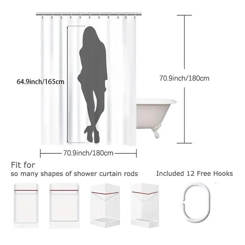 A Bathroom Shower Curtain Featuring A Sunrise View From A Mountain Top, Includes 12 Hooks, Measuring 70.87*70.87Inch, Perfect Fo