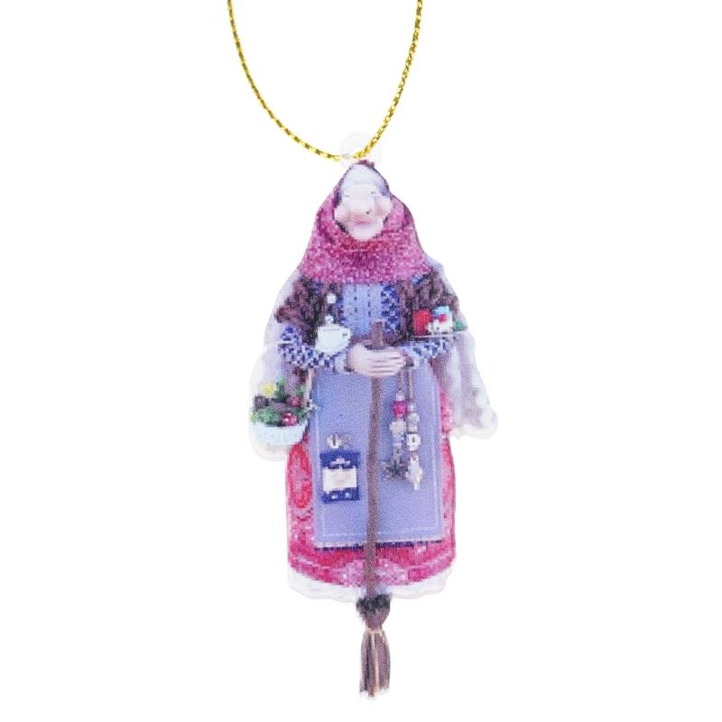 6.3Inch Height Handmade Kitchen Witch Doll,Enchanting Good Luck Charm Cooking Doll,Unique Kitchen Home Decoration