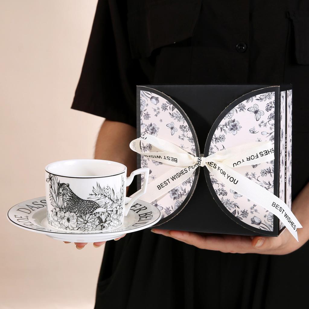 220 ml Retro-Kaffeetasse, Snackschale, Espressotasse, Keramik-Trinkgeschirr, nordische Heimdekoration, Tasse, Urlaubsgeschenkset