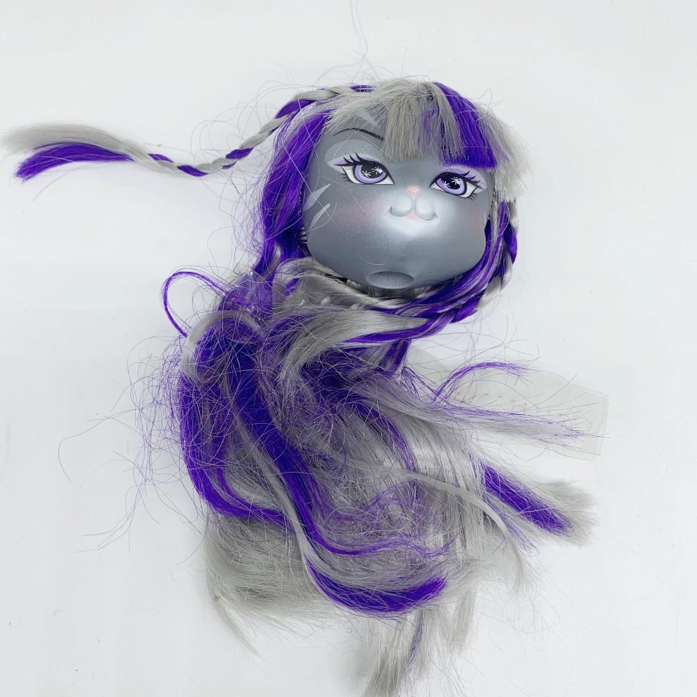 

1Pcs LANARD Catwalk Kitties Replacement Cat Head Toys for 1/6 Dolls Cute Kitten PVC Dolls Heads for DIY