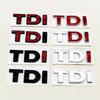 3D ABS Black Logo TDI Emblem Letters Car Rear Trunk Badge Sticker for VW Volkswagen Polo Golf 4 5 6 7 Touran Passat Accessories