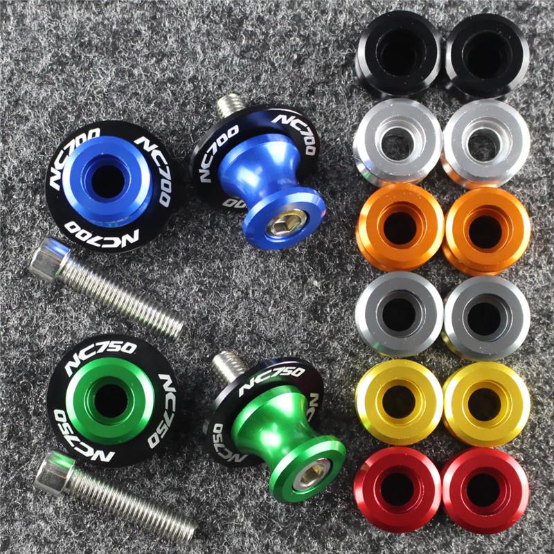 NC750 NC750S/X NC700 NC700S/X Szpule wahacza Suwak Śruba stojaka Tylny regulator łańcucha Suwak dla NC700S NC700X NC750S