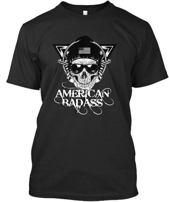 American Badass T-Shirt Made in the USA Size S to 5XL M