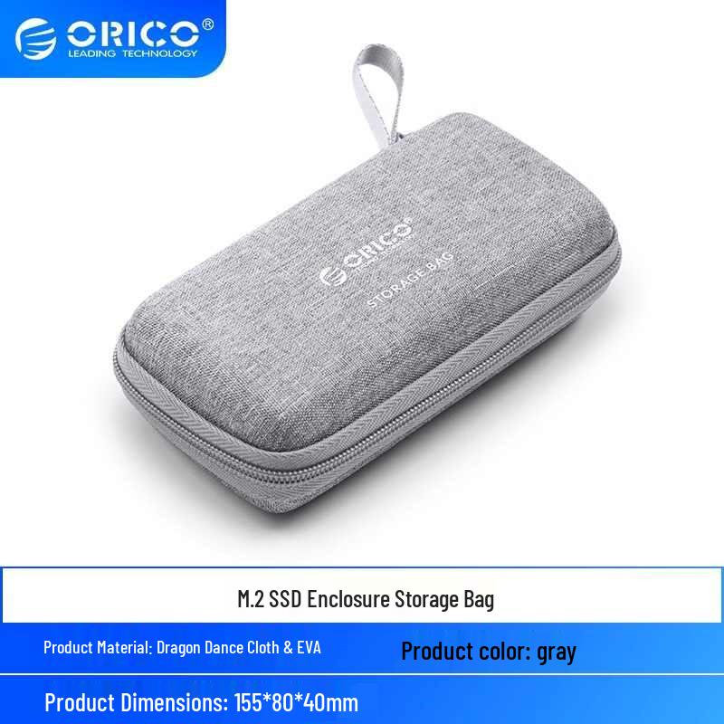 ORICO M.2 SSD Enclosure Universal Waterproof Bag - Pressure-Resistant Portable Protective Cover