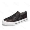 Fashion Men's Fashion Trend Shallow Mouth Casual Single Shoes 2025 Spring New Comfortable Versatile Non Slip Niche Slip On Flat Sneakers