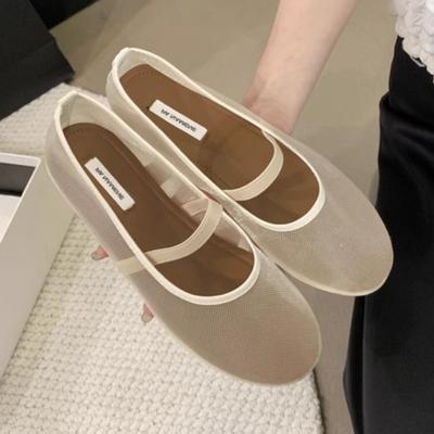 Fashion Designer Women's Flats Mesh Sandals Fad Loafers Shoes Summer Trend 2025 New Walking Soft Shoes Shallow Dress Zapatillas De Mujer