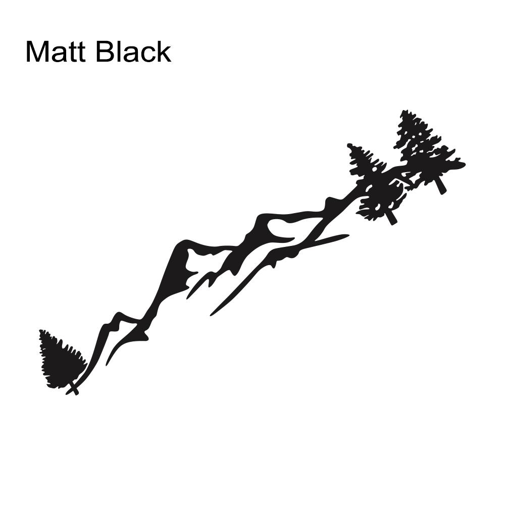 Car Sticker Waterproof Mountain Graphic Vinyl Decal For Cars SUV Truck Off-Road RVs Window Body Side Door Trunk Decoration