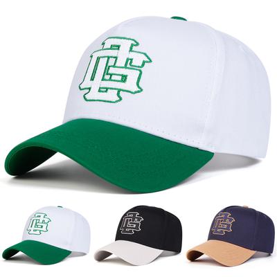 Чоловіча бейсболка з вишивкою літери DG, вулична регульована сонцезахисна кепка, повсякденний капелюх, весна, осінь, подорожі, туризм, пляж, відпустка