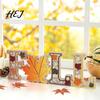 Autumn Table Decorations 4Pcs/Set Fall Wooden Tabletop Signs,Maple Leaf Letter for Rustic Thanksgiving Decor Tiered Tray Fireplace Dining Centerpieces