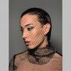 Nightclub Hooded Headpiece For Carnivals And Music Event Comfortable Fit Trendy Photo Props