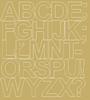 Self-Adhesive Letter Sticker 10 Cm Stickers Matte Gold