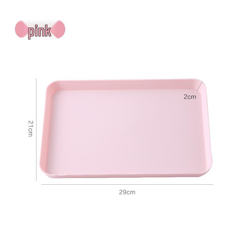 Light Luxury Rectangular Tea and Dinner Tray Set for Living Room