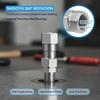 Npt 3/8" 1/4" Tangle-Free Joint Adapter High Pressure Wash Hose Connector 360 Degree Rotation Plumbing Air Water Installation