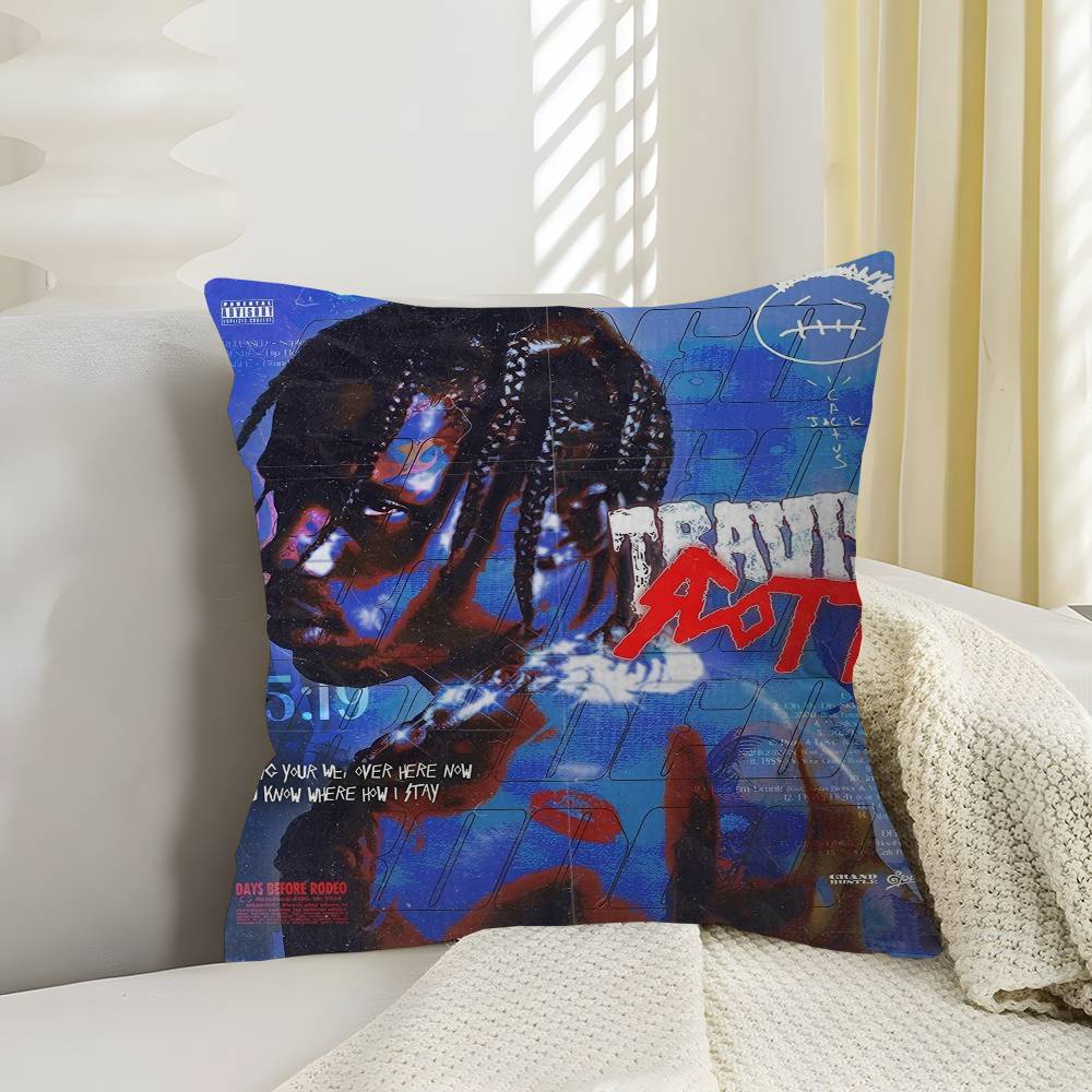 T-Travis Singer S-Scott Cushion Cover Pillow Cover Decor Pillowcase Printed Cushion Case For Couch