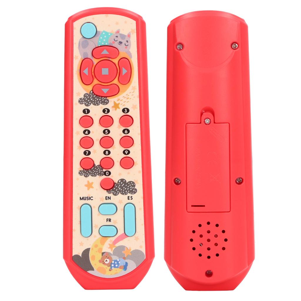 TV Remote Control Toy Baby Simulated Remote Control Toy with Sound and Light for Early Education Learning