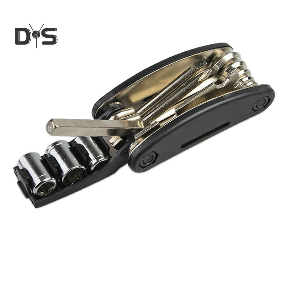 Sada multifunkčních nástrojů pro opravu jízdních kol Super Wind 16 v 1, šestihranný cyklistický šroubovák