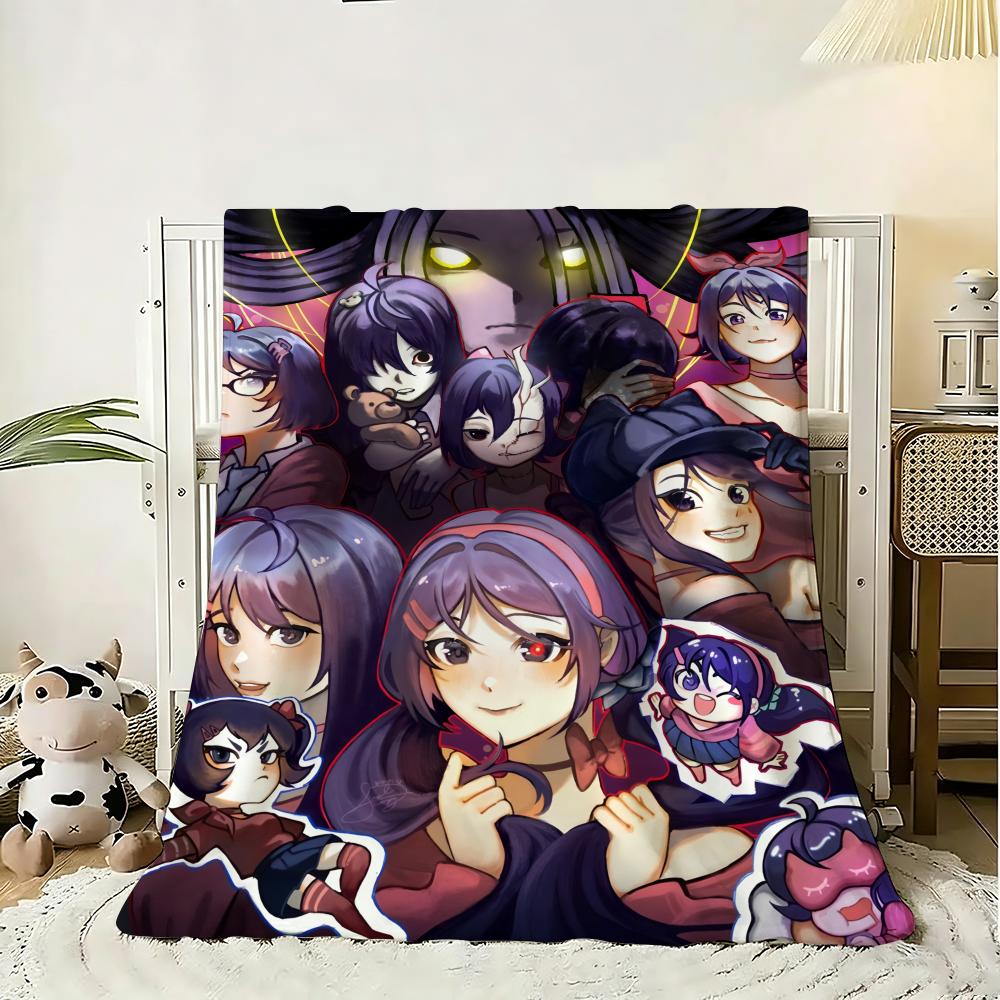 Cute M-MiSide Mita Throw Soft Flannel Throw Blanket, Lightweight Breathable Summer Nap Blanket For Sofa Home Travel Cozy Decor