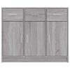 Sideboard Gray Sonoma 91x28x75 cm Particleboard
