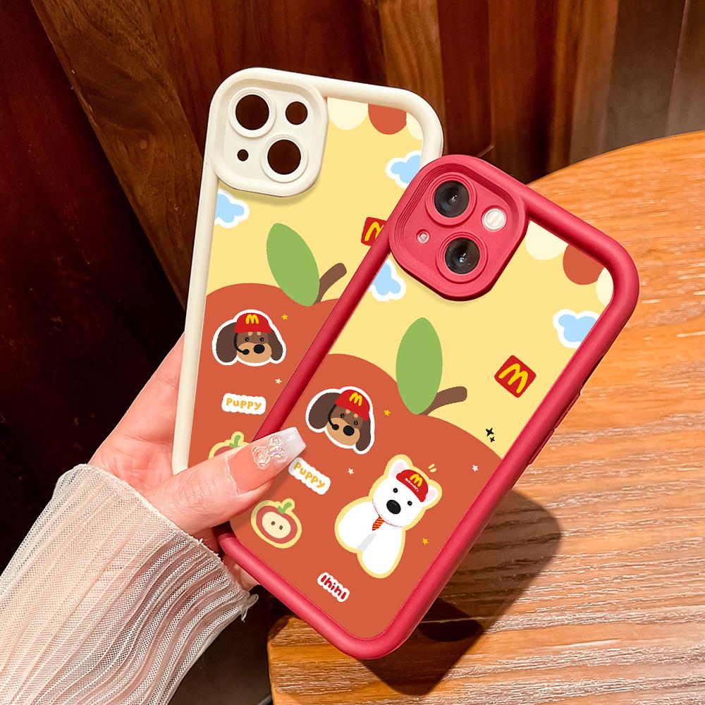 Cute Cartoon Pattern Phone Case for iPhone Samsung Galaxy Xiaomi Redmi POCO HUAWEI Honor Shockproof Rubber Soft Flexible Cover Casing