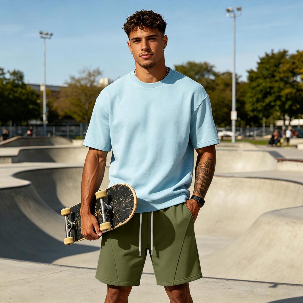 Herrenshorts lässige Sporthosen für Männer mit Taschen Fitnessshorts Herren Trainingsshorts Herren zum Laufen und Trainieren