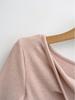 Pure Desire Slimming Hollow Long Sleeve Women's Chic Top