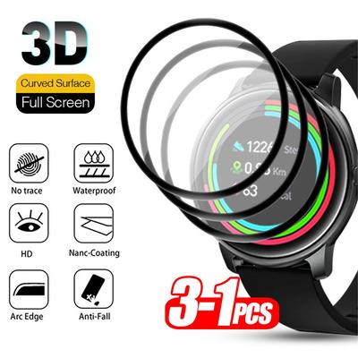 3-1 Adet 3D Kavisli Yumuşak Temperli Cam Imilab KW66 Ekran Koruyucu ImiLab W01 W13 TG1 akıllı saat Bileklik Bilezik Filmi