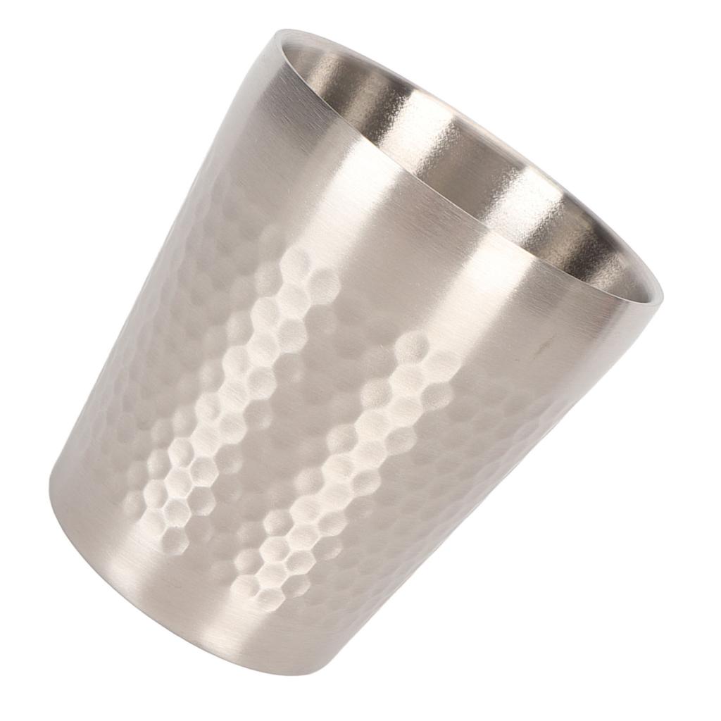 2pcs 304 Stainless Steel Pint Cup Hot Cold Drinking Cup Multipurpose Coffee Water Cup for Restaurant Office Camping