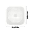 4Pcs Shower Drain Hair Catcher Sink Strainer Drain Cover Hair Catcher Silicone Hair Filter Kitchen Bathroom Accessories