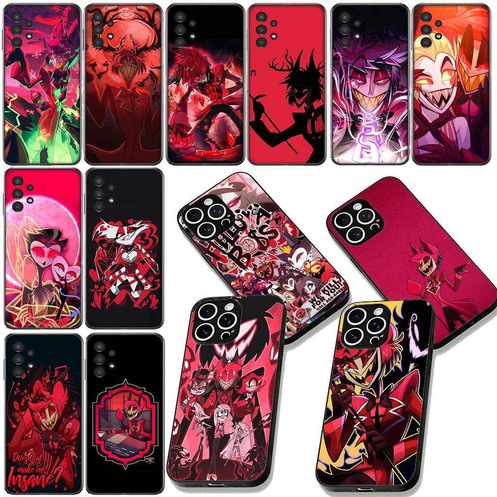 H-Hazbins Angel Hotels Charile Dust Alastor Handyhülle für Apple iPhone 12 13 Mini XS 11 Pro Max 7 8 Plus + XR 8+ X SE 2020 SE3