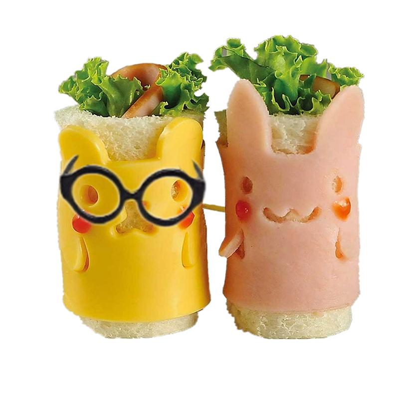 20Pcs Bento Decoration Tools Lunch Bento Box Food Glasses Headwear Buffet Sandwich Toppers Decor For Bento Decoration