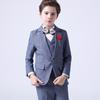 Fashion Kids Boys Suit Three-piece Gentlemen Performance Dress(Coat+ Vest+ Pants)