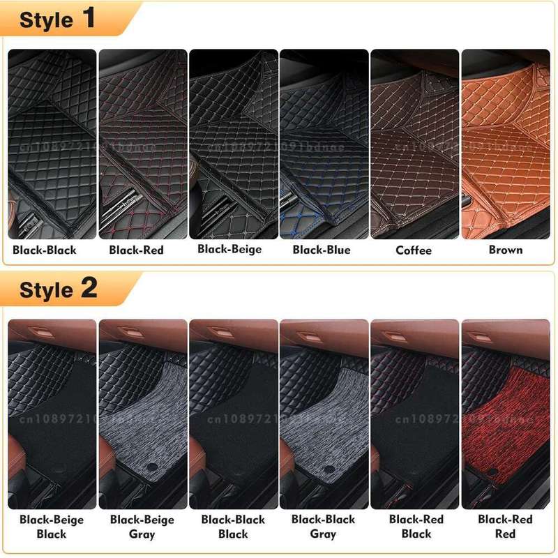 For Hyundai Sonata 11 2024 Double Layer Car Floor Mats  Auto Foot Pads Carpet Cover Interior Accessories