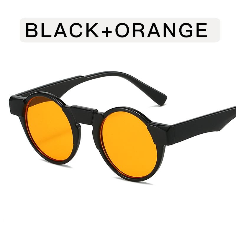 Fashion Round Shape Sunglasses for Women Vintage Stylish Anti-glare Men Sun Glasses Travelling Hiking Women Sunglasses