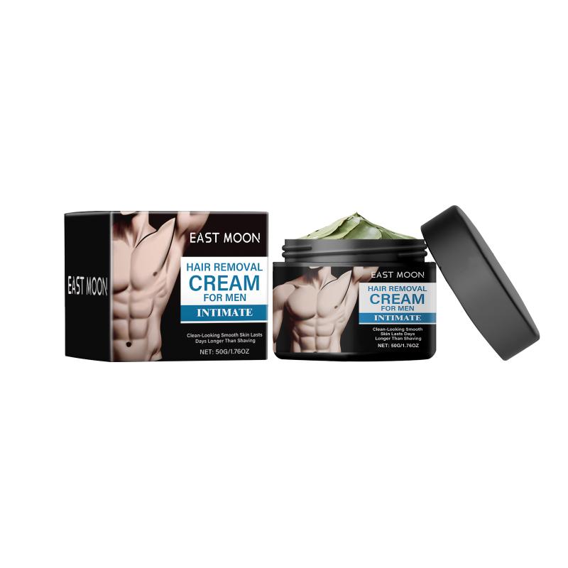 Full Body Hair Removal Cream for Men Soothing Painless Nourishing Formula Gentle Skin Care Arm Chest Leg Use