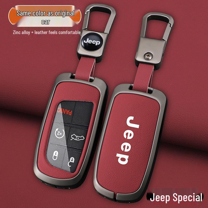 Etui na kluczyk Jeep Compass, Cherokee & Renegade z karabińczykiem