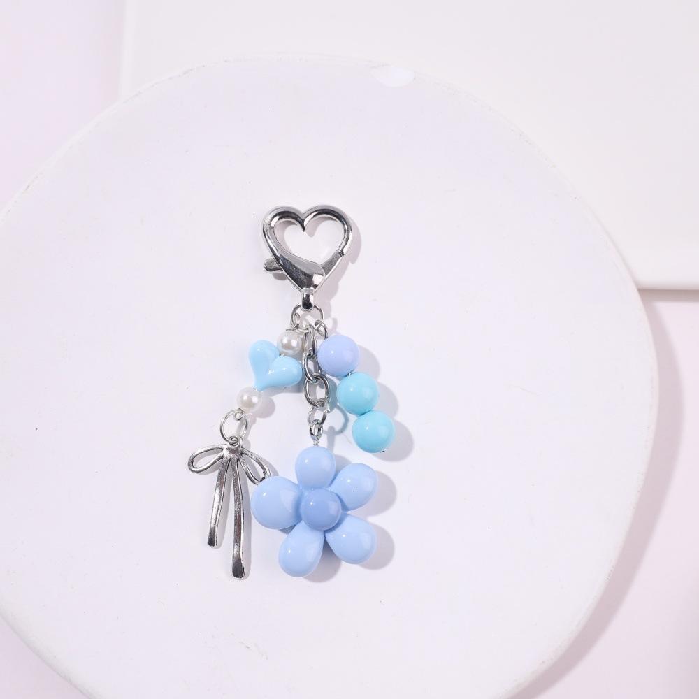 Creativity Beaded Design Flower Pendant Bag Charm Backpack Hanging Piece Cute Accessories Gift A634 Bag Charm