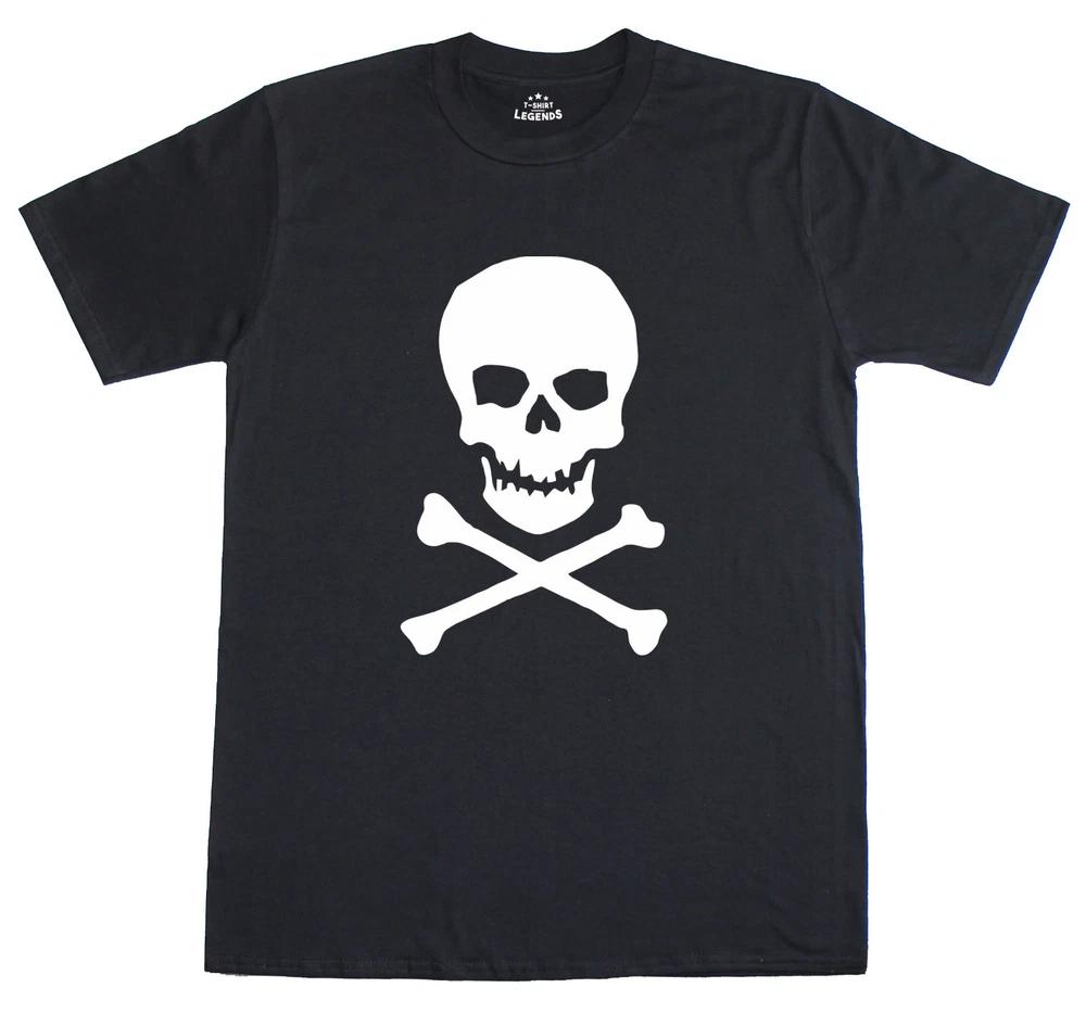 Skull Crossbones Pirate Fancy Dress Unisexs TShirt Free Post UK S
