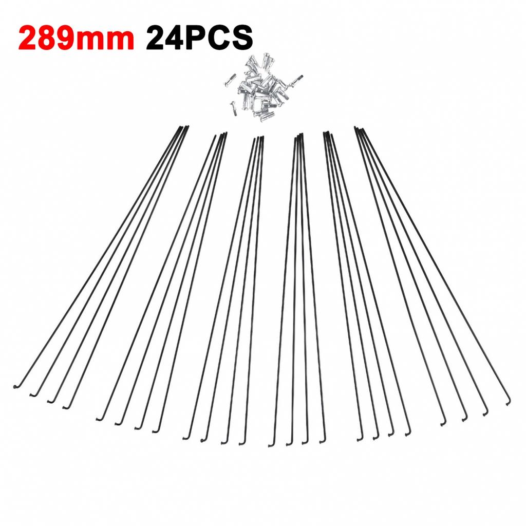 0.2cm Dia Bike Spokes 24pcs 255MM 275MM 289MM E-Bike