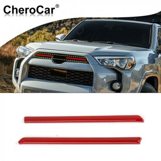 Exterior Front Center Grille Grill ert Cover Trim Strips Bezels For 4Runner