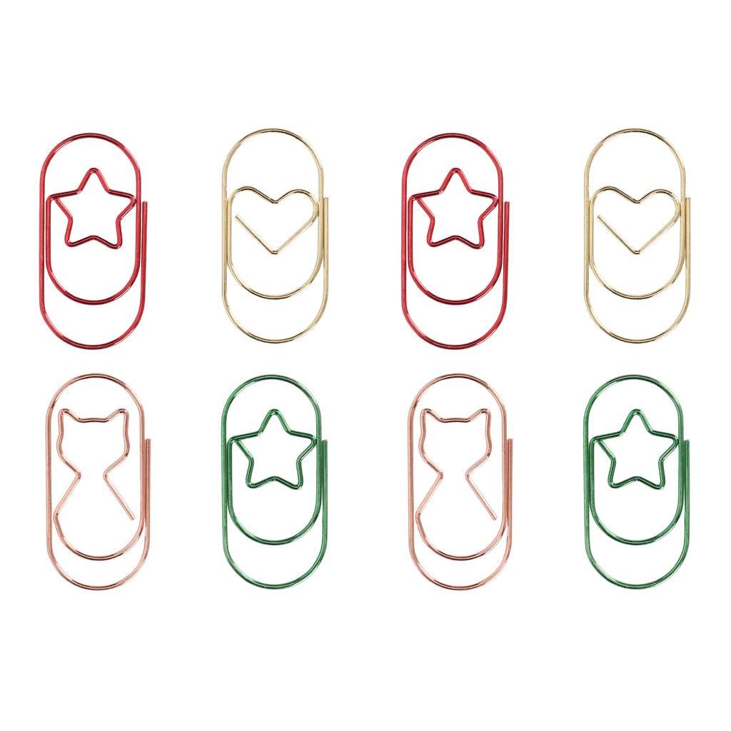 100pcs Large Paper Clips 2in Colorful Slip Resistance Rust Prevention Metallic Cute Paper Clips for 