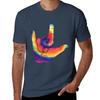 ASL ILY TYE DYE TShirt PerforUnisexce Dry Fit TShirt