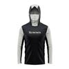 SIMMS Mens UPF50 Long Sleeve Fishing Shirt With Mask Hood UV Protection Angling