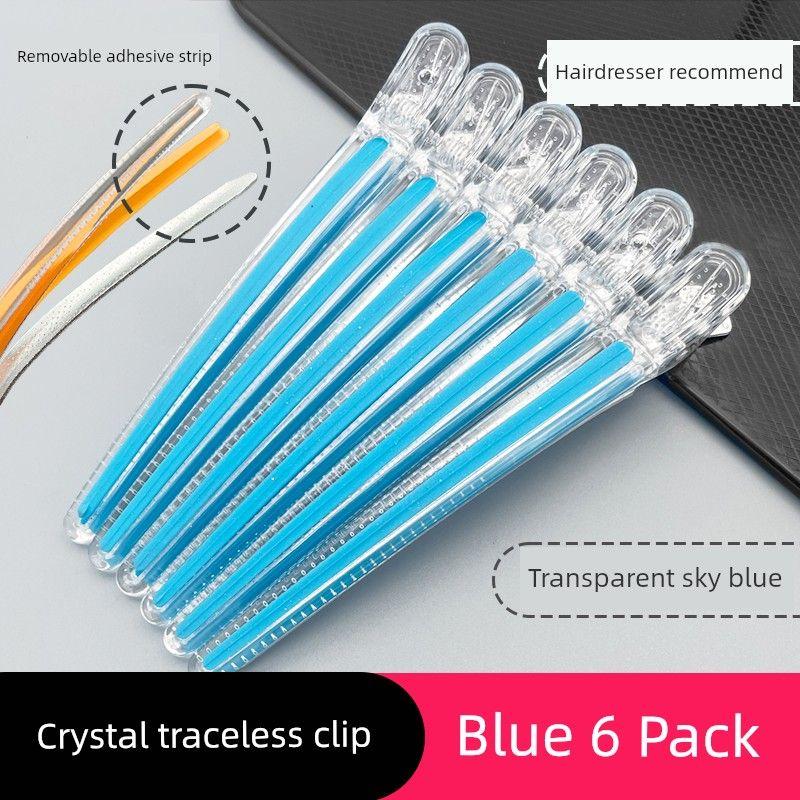 New Large Hair Clip with Extended Length for Hair Cutting and Sectioning, Crystal Non-Marking Clip, Professional Clip for Hairdressers