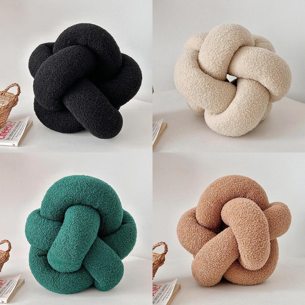 Federa per Cuscino Annodata Minimalista Moderna Cuscino con Morbido Cotone PP per Decorazione Soggiorno