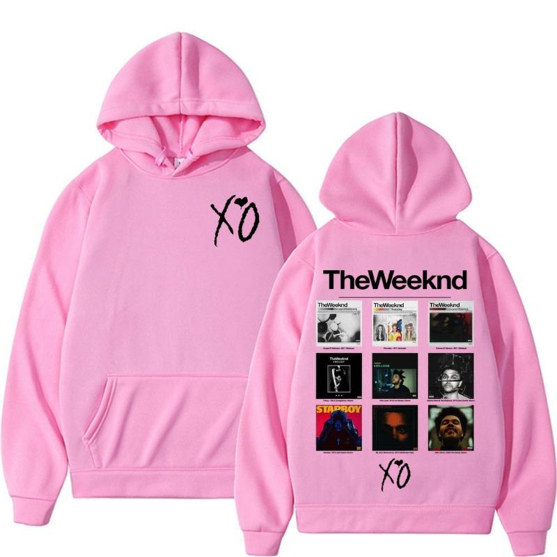 Rapper The Weeknd Grafické mikiny s motivem alba Pánské Dámské Módní Hip Hop Pop Music Mikina Vesta Komfortní Mikina Mikiny