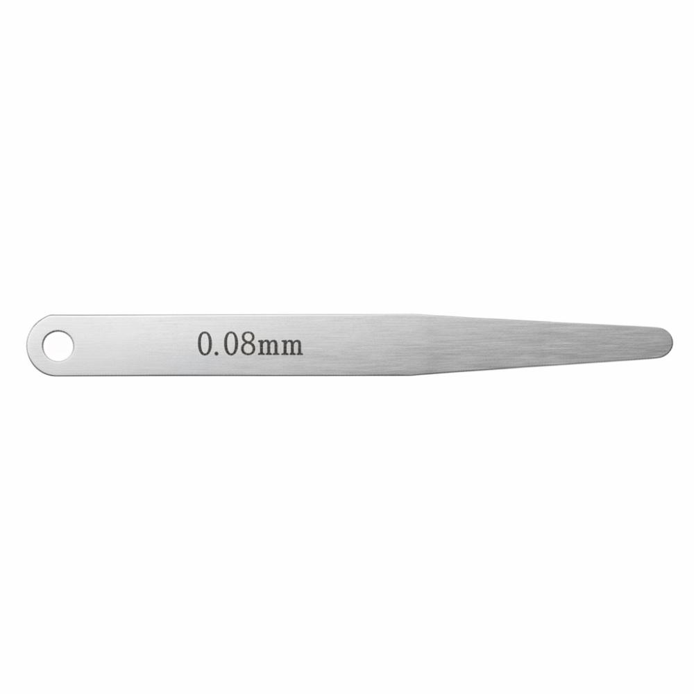 5pcs Stainless Steel Feeler Gauge Silver Metric Gap Measuring Tool  Gap Measurement