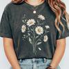 Comfort Colors 1717 Gardening Shirt, Daisy Shirt, Wildflower Bouquet, Garden Party