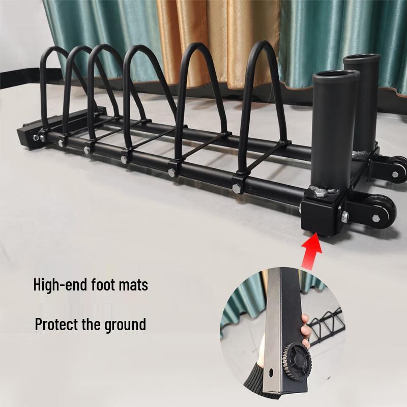 WEZHO Horizontal Weight Plate Storage Rack