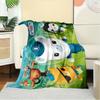 1pc Octonauts,Sea Patrol,Underwater AdventureTheme Digital Printed Flannel Blanket, Super Soft Plush Fleece Bed Cover, Multi-Function Four S